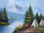 Oil Painting - Indian Territory