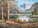 Oil Painting - Mountain Scene Landscape