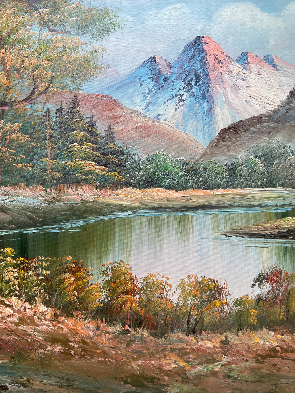 Oil Painting - Mountain Scene Landscape