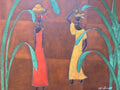 Oil Painting - Caribbean Working Ladies