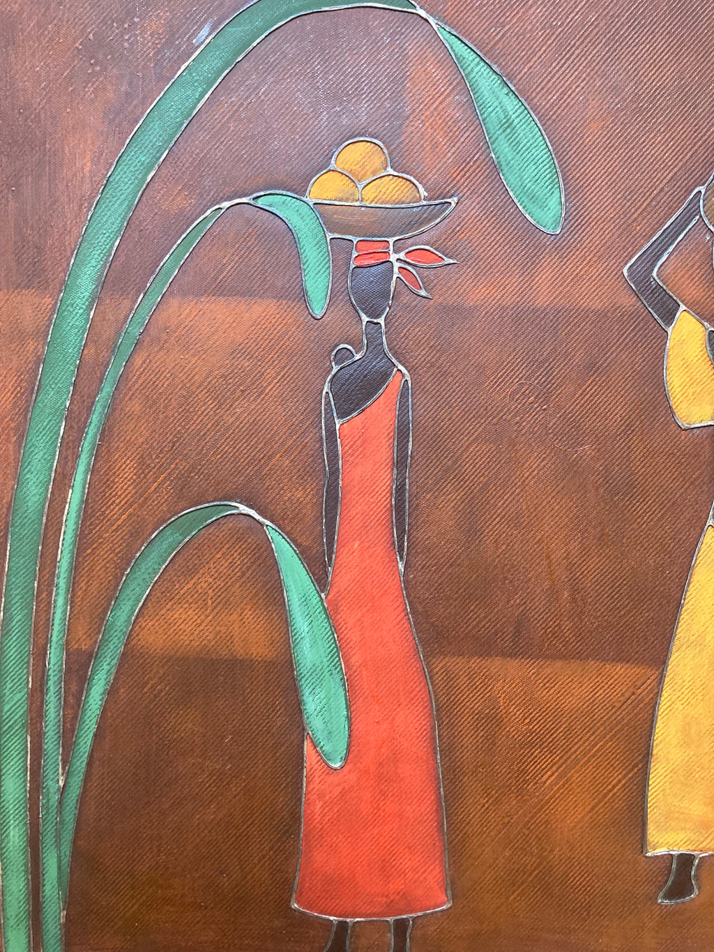Oil Painting - Caribbean Working Ladies