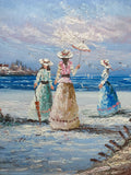 Oil Painting - Seaside Victorian Ladies